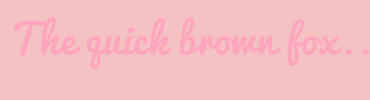 Image with Font Color FFA6BF and Background Color F4C2C2